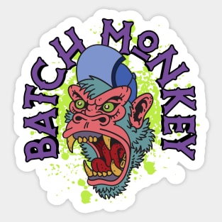 Batch Monkey Sticker
